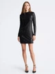 Платье вечернее короткое осеннее женское Calvin Klein 838419992 8 Черное (1159811945) - изображение 3
