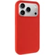 Чохол Silicone Case (AA Logo) MagSafe для iPhone 17 Pro, силіконовий, м'яке покриття Red - зображення 6
