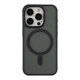 Чохол Premium TPU+PC Goldencis Matte with MagSafe для iPhone 15 Pro Black - изображение 1