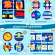 Развивающая игрушка-сумочка Монтессори для детей от 6 месяцев, бизиборд-сортер для моторики - изображение 5