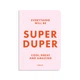 Блокнот ORNER SUPER DUPER А5 144 листа в клеточку Розовый - изображение 8