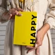 Блокнот ORNER Happy А5 144 аркуші у клітинку Жовтий - зображення 11