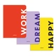 Набор блокнотов ORNER Work Dream Happy А5 144 листа в клеточку - изображение 6