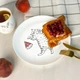 Тарілка «Кіт з піццою» 25см - зображення 9