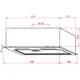 Витяжка WEILOR PBS 52300 GLASS WH 1000 LED strip - изображение 5