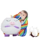 Детский спальный мешок-плюшевая игрушка подушка Единорог Baby sleeping bag Size S WHITE 3в1 теплый - изображение 6