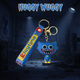 Брелок Хаггі Ваггі Poppy Playtime Huggy Wuggy синій для ключів рюкзака сумки 5см - зображення 2