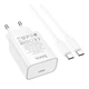 Сетевое зарядное устройство Hoco C143A 1USB-C PD/QC 20W+Type-C to Type-C - изображение 4