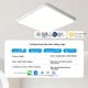 Світлодіодний стельовий світильник Midea для вітальні, їдальні та спальні, розумне керування, захист очей, повний спектр, квадратний світильник Aurora S1, встановлення в комплекті - зображення 2