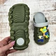 Крокси жіночі Luck Line хакі з джибітсами 39р (25 см) 4939-4 - зображення 6
