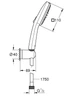 Душевой набор Grohe Quickfix Vitalio Comfort 110, 2 режима струи (26399001) - изображение 4