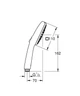 Grohe Tempesta Cube 110 Ручной душ, 3 режима струи (27574003) - изображение 11