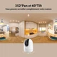 IP-камера NGTeco 2K 3х мегапіксельна внутрішня поворотна WiFi камера для моніторингу дітей та домашніх тварин - изображение 2