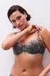 Бюстгальтер с уплотнённой чашкой Chantelle 80B Серый (94986) - изображение 4