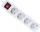 Фільтр мережевий Defender S418, 4 розетки, 1.8 м, White (99237) - зображення 1
