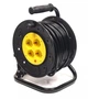 Подовжувач мережевий на котушці PowerPlant, 4 розетки, 25 м, Black (PPRA10M250S4) - зображення 1