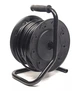 Подовжувач мережевий на котушці PowerPlant, 4 розетки, 25 м, Black (PPRA10M250S4) - зображення 3