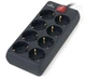Фільтр мережевий REAL-EL RS-8 Protect, 8 розеток, 5 м, Black (EL122300024) - зображення 2