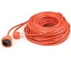 Подовжувач мережевий PowerPlant, 1 розетка, 40 м, Red (PPCA16M40S1L) - зображення 1