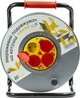 Подовжувач мережевий на котушці PowerPlant, 4 розетки, 40 м, Grey (EX610532) - зображення 2