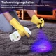 УФ-фонарик Eletorot 395 нм с фокусировкой, 3 режима, IPX4, алюминий, 42 г, для поиска пятен, банкнот, документов и минералов - изображение 5