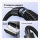 Кабель HDMI Ugreen HD150 HDMI 2.1 10 м 8K 60Гц 48 Гбіт/с нейлонове обплетення Чорний (95966) - зображення 2