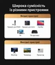 Активный разветвитель HDMI Ugreen CM713 1 вход 4 выхода HDMI 2.1 8K 60 Гц 4K 240 Гц с управлением EDID Черный (25858) - изображение 5