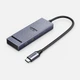 Док-станція USB-C 7 в 1 Ugreen Revodok CM880 40 см HDMI, Type-C 4K 120Hz, PD 100W, 10 Гбіт/с Космічний сірий (85096) - зображення 1