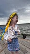 Ллляна вишиванка для дівчинки "Ластівки" 110-116 молочний (06OLG) - зображення 2