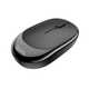 Мышь HOCO DI04 plus 2-in-1 2 стандартная BT wireless mouse черная беспроводная - изображение 2