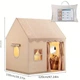 Дитячий ігровий кімнатний намет-будиночок Home 120×100×130 см бежевий для дому та вулиці - зображення 5