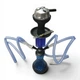 Кальян Hookah Dafna 0151-2 Blue Plus высотой 41 см на 2 персоны - изображение 3