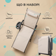 Шезлонг-лежак Bonro BG-008 183,5×62×86,5см складний для саду басейну дачі алюмінієва рама навантаження 150кг - зображення 9