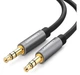 Кабель UGREEN AV119 3.5mm Male to 3.5mm Male Cable 1m Black (10733) - изображение 2