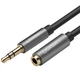 Кабель UGREEN AV118 3.5mm Male to 3.5mm Female Extensioin Cable 2m Gray (10594) - изображение 1