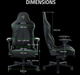 Крісло для геймерів Razer Enki Green (RZ38-03720100-R3G1) - зображення 6