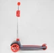 Самокат трехколесный LK-52003 Best Scooter (4) СВЕТ ДЕКИ, КОЛЕС И ДИСКОВ, съемный руль, передние колеса PU 120х35мм, задние колеса PU 80х30мм - изображение 2