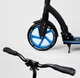 Самокат двухколесный Best Scooter 54664(4) колеса PU - переднее 23 см, заднее - 20 см, 1 амортизатор, широкий руль, зажим руля - изображение 4