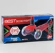 Самокат трехколесный Y-00325 (4) Best Scooter, КРАСНЫЙ, складной алюминиевый руль, 4 колеса PU со светом, d=12 см - изображение 6