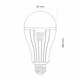 LED лампа аккумуляторная TITANUM A80 12W E27 4000K 230V 29152 - изображение 4