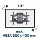 Настінний кронштейн Gembird WM-75ST-01 - изображение 5