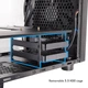 Chieftec Корпус The Cube CI-03B, без БП, 2xUSB3.0, 1xUSB3.2 Gen2 Type-C, 1x200мм HDB, VGA 335мм, LCS ready, mATX, черный - изображение 12