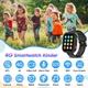 Детские смарт часы Bambini T46 4G, с GPS, видеозвонком, SOS и камерой - черный - изображение 3