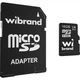Карта памяти Wibrand microSDHC 16GB Class 10 UHS-I + SD Adapter (WICDHU1/16GB-A) [166583] - изображение 1
