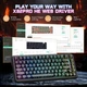 Клавиатура Attack Shark X82 Pro RGB HE Magnetic Switch Wireless Black Contour Line (AS-6972792470696-BCL) [166726] - изображение 7