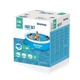 Круглый надувной бассейн для детей объемом 1880 л 244x61 см из ПВХ. Bestway 57448S Fast Set детский бассейн детям от 6 лет Бело-синий - изображение 4