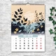 Календарь 2027 настенный перекидной Цветы. Минимализм. Арт. 13 листов 42х29.7 см (ART 250132) - изображение 3