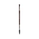 Профессиональная двусторонняя кисточка для макияжа бровей Bogenia Professional Angled Eyebrow Brush 014 BG200 с синтетическим ворсом Темно-коричневый - изображение 1