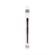 Профессиональная кисточка для консилера и жидких текстур Bogenia Professional Concaler Brush 007 BG200 с синтетическим ворсом Темно-коричневый - изображение 2