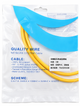 Патч-корд сетевой RJ45 Cat5e UTP 1 м, Ethernet кабель LAN, желтый - изображение 4